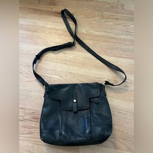 Black crossbody purse